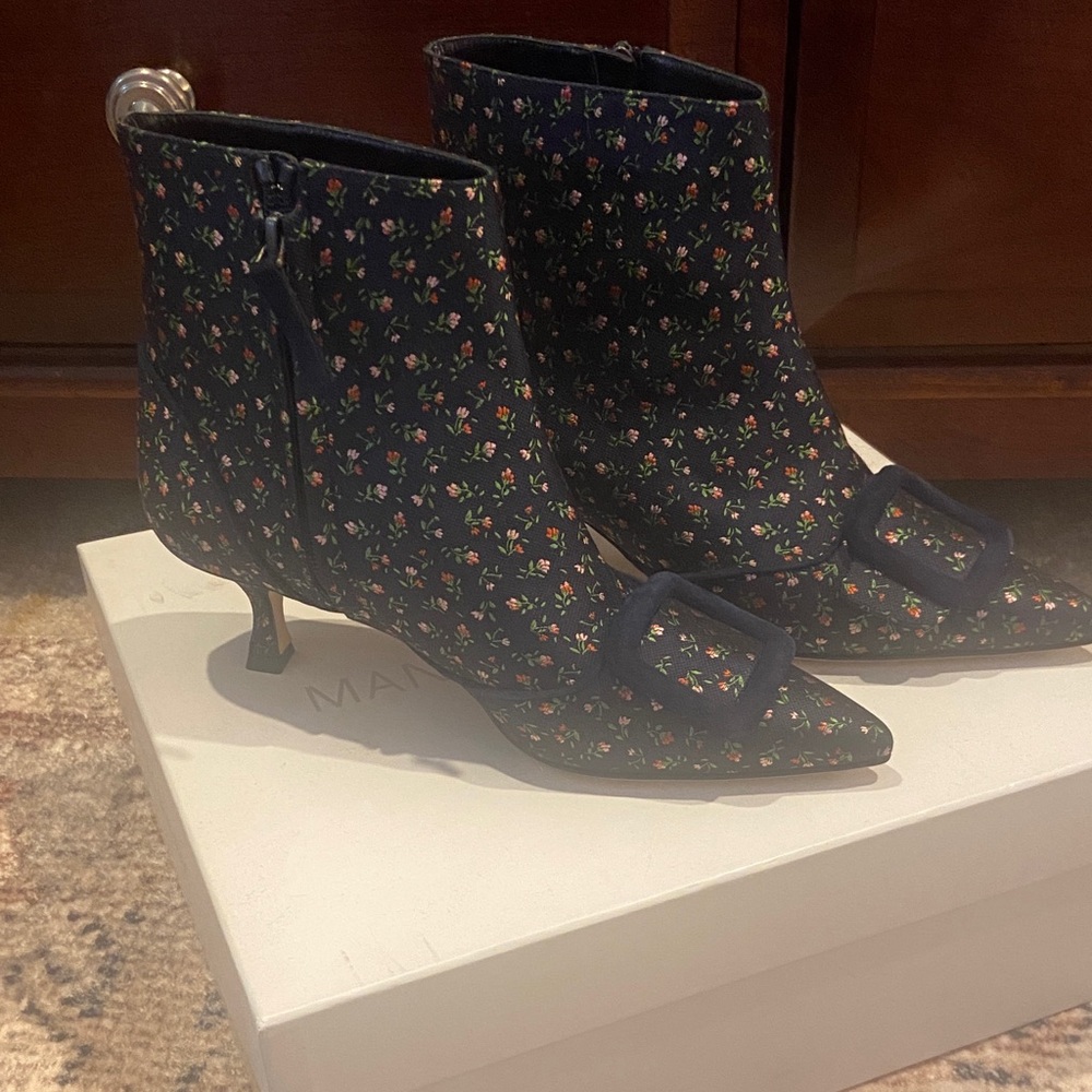 Floral Women's Ankle Boots